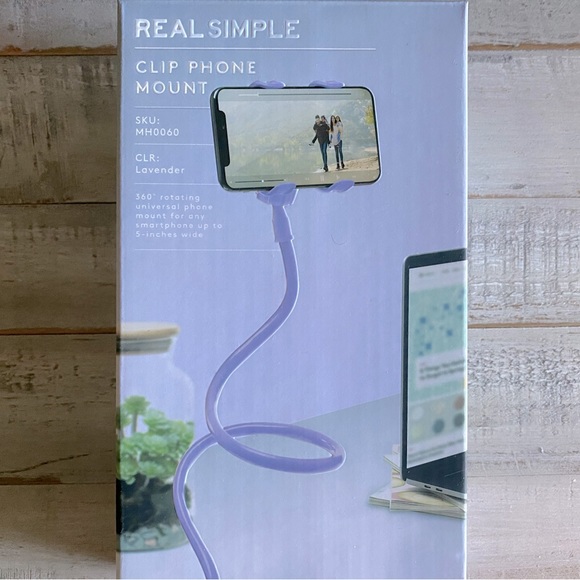 Clip Phone Mount (Lavender) - Picture 1 of 3